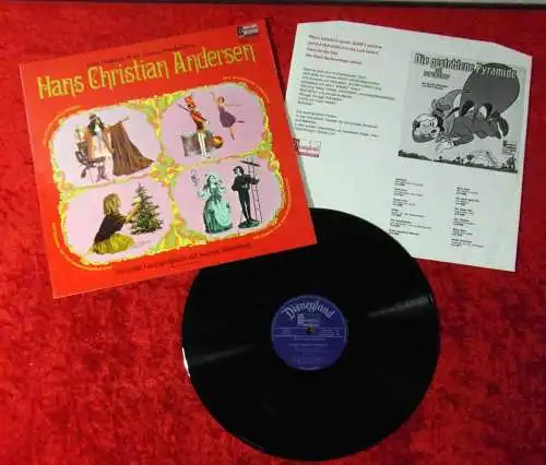 LP Hans Christian Andersen Märchen - mit Bilderbuch - (Walt Disney Produktion) D