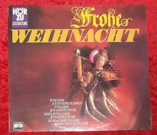 LP Frohe Weihnacht (Hör Zu SHZEL 89) Wiener Sängerknaben Tölzer Knabenchor