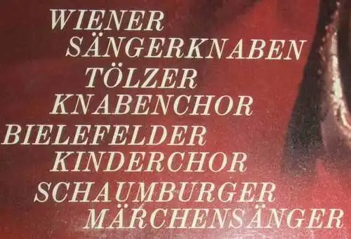 LP Frohe Weihnacht (Hör Zu SHZEL 89) Wiener Sängerknaben Tölzer Knabenchor