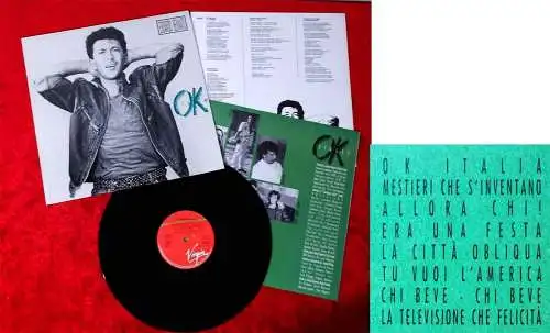 LP Edoardo Bennato: OK Italia! (Virgin 208 298-630) D 1987