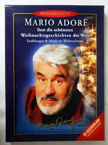 CD Box Mario Adorf liest die schönsten Weihnachtsgeschichten der Welt (2003)
