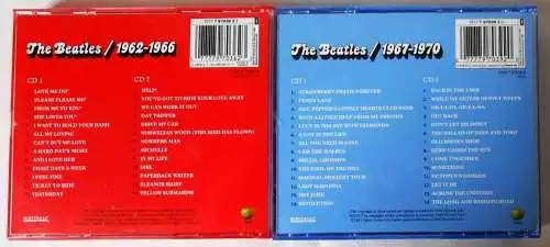 2 CD Boxen Beatles: Das rote & blaue Album 1962 - 1970 (Apple) 1993