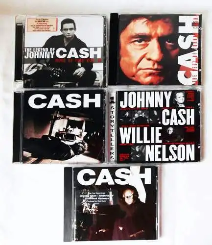 5 CD Johnny Cash - Sammlung -