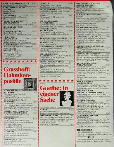 2LP Schallplatten zum Hinhören - Das ganz besondere Poesie Album (EMI) D 
