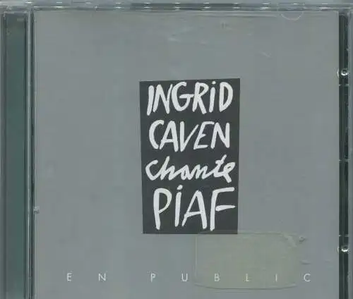 CD Ingrid Caven Chante Piaf (FPR) 2001