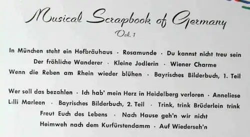 LP Musical Scrapbook of Germany Vol. 1 (Telefunken LT 6582) D