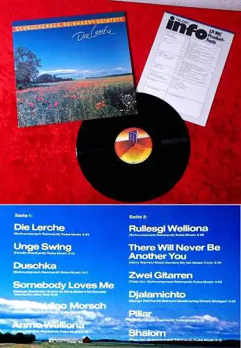 LP Schnuckenack Reinhardt Quintett: Die Lerche (Master 625425 AP) D 1983