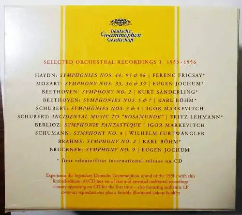 10CD Box Musik - Sprache der Welt 1 (DGG) 2004 Limited Edition  - Legendary 50´s