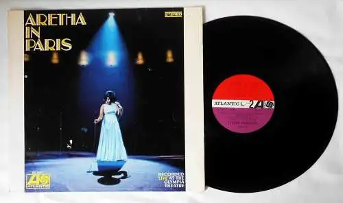 LP Aretha Franklin In Paris - Live at Olympia Theatre (Atlantic SD 8207) D 1968