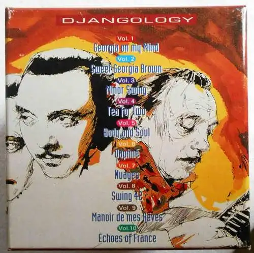 10CD Box Django Reinhardt: Djangology  1936 - 1948 (w/ 70 page Booklet) (EMI) 