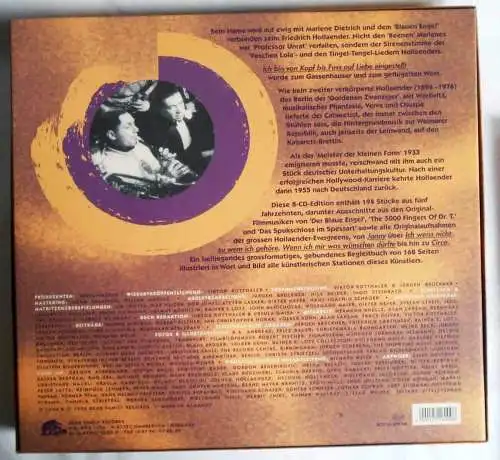 8 CD  Box Friedrich Hollaender: Wenn ich mir was wünschen dürfte (Bear Family)