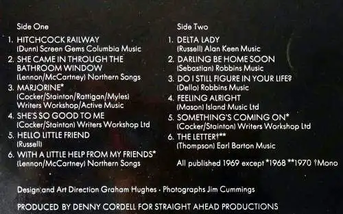 LP Joe Cocker: Happy (Ariola 80 997 IT) D 1971