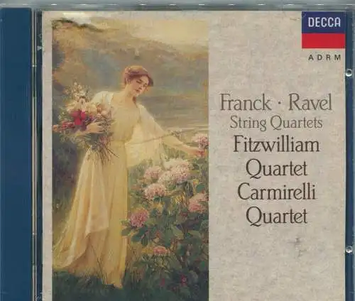 CD Fitzwilliam Quartet: Franck - Ravel String Quartets (Decca) 1989
