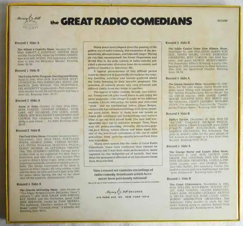 5LP Box The Great Radio Comedians - Original Radio Broadcasts - (US) 
