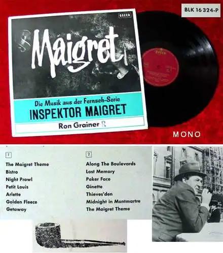 LP Ron Grainer: Maigret - Musik aus der TV-Serie (Decca BLK 16 324-P) D 1964