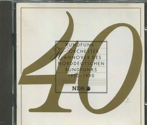 CD 40 Jahre Rundfunkorchester Hannover des NDR (1988)