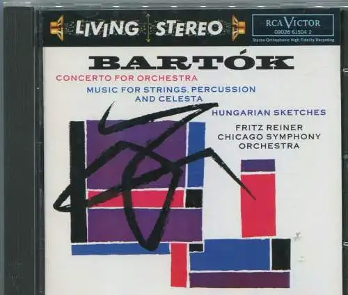 CD Fritz Reiner: Bartok - Concerto for Orchestra (RCA Living Stereo)