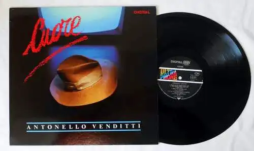 LP Antonello Venditti: Cuore (Ultraphone 625977 AP) D 1984
