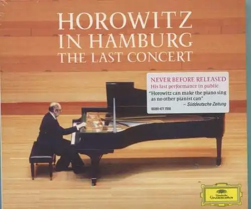 CD Vladimir Horowitz: Horowitz in Hamburg (DGG) 2008