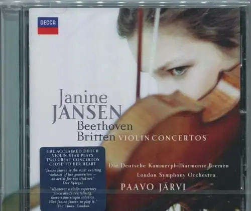 CD Janine Jansen: Beethoven Britten Violin Concertos (Decca) 2009
