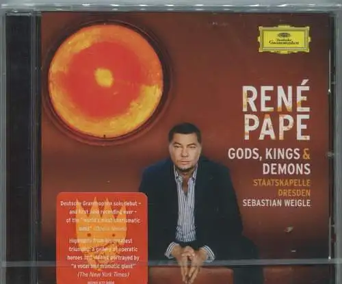 CD René Pape: Gods, Kings & Demons (DGG)