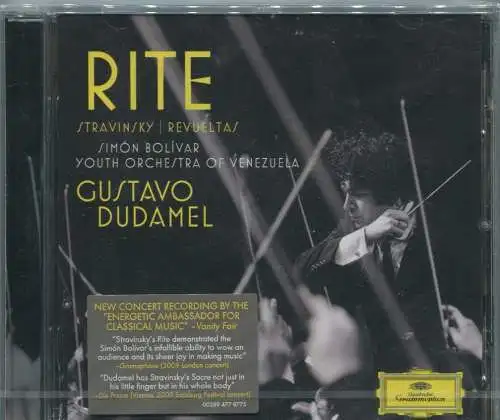 CD Gustavo Dudamel: Rite Stravinsky Revuelta (DGG) 2010