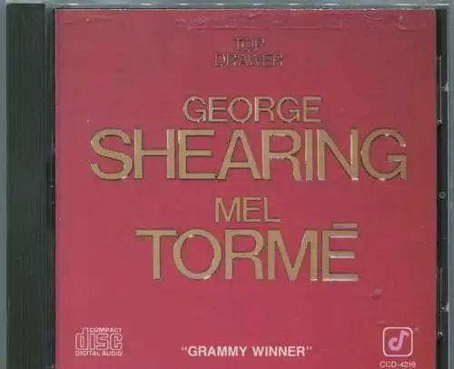 CD George Shearing & Mel Torme: Grammy Winner (Concord) 1983