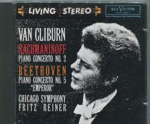 CD Van Cliburn & Fritz Reiner: Rachmaninoff Beethoven (RCA Living Stereo)