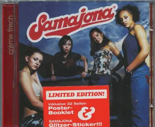 CD Samajona: Creme Frech (EMI) Limited Edition w/ Poster Booklet & Glitzer Stick