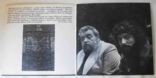 LP André Heller & Helmut Qualtinger: Heurige und gestrige Lieder (Mandragora) D