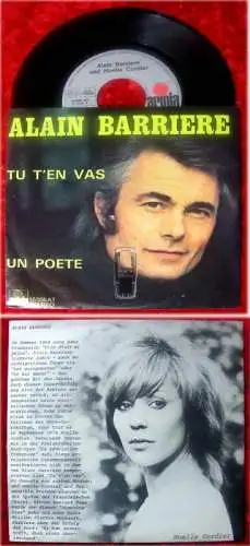 Single Alain Barriere: Tu T'en Vas