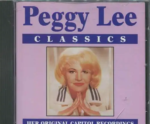 CD Peggy Lee: Classics - The Original Capitol Recordings  (Curb) 1993