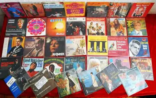 ca. 355 Singles - Schlager & Oldies - 50er - 80er Jahre - Top-Ware -