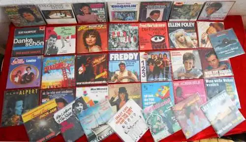 ca. 355 Singles - Schlager & Oldies - 50er - 80er Jahre - Top-Ware -