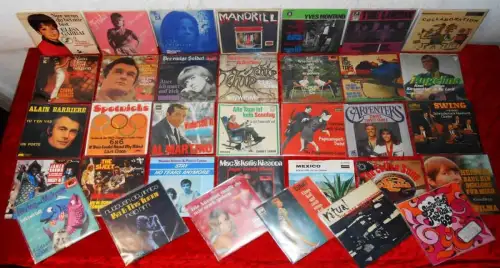 ca. 355 Singles - Schlager & Oldies / Jazz / Wort usw... - Top-Ware -