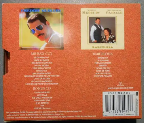 3CD Set Freddie Mercury: Solo (Parlophone) 2000