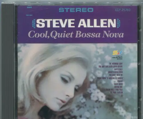 CD Steve Allen: Cool, Quiet Bossa Nova (DOT Geffen) 2008  Japan