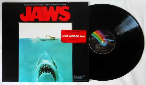 LP Jaws - Der weisse Hai - John Williams (MCA 622359 AS) D 1975