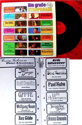 LP Die große MfP Starparade - Lords Conny Gitte Rex
