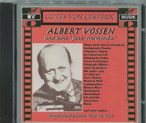 CD  Albert Vossen & seine Jazz Harmonika (RV) 2001