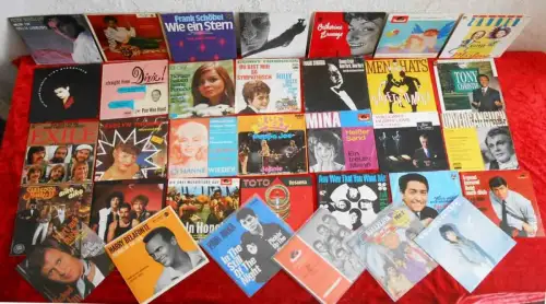 ca. 467 Singles - Schlager & Oldies / Pop usw... - Top-Ware - Vinylsammlung -