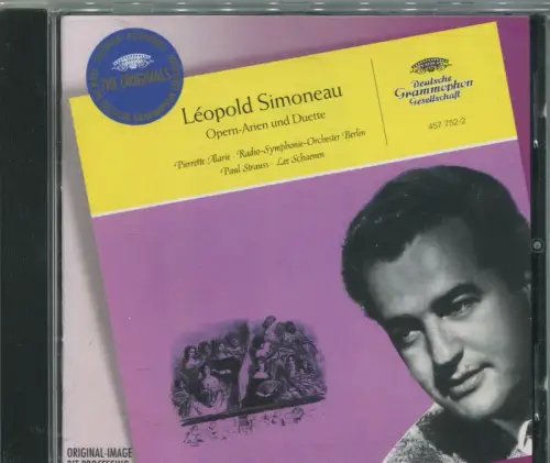 CD Leopold Simoneau: Opern-Arien & Duette (DGG)