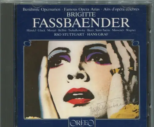 CD Brigitte Fassbänder: Berühmte Opernarien (Orfeo) 1984