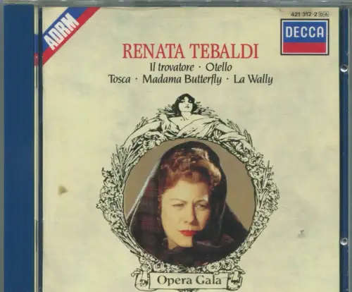 CD Renata Tebaldi: Opera Gala (Decca) 1988