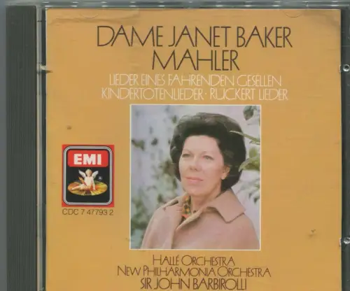 CD Dame Janet Baker: Mahler - Lieder (EMI) 1987