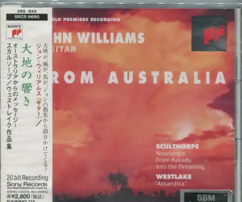 CD John Williams: From Australia (Sony) Japan 1990