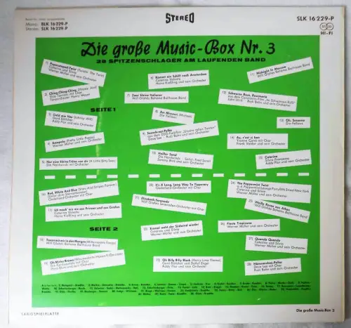 LP Große Music-Box Nr. 3 (Decca SLK 16 229-P) Stereo (D)