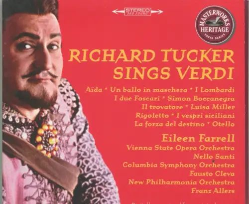 CD Richard Tucker Sings Verdi (Sony) 1996