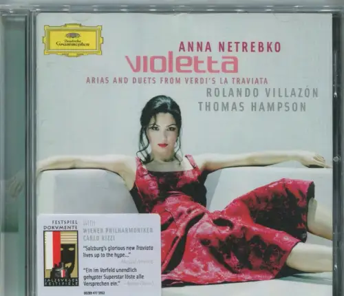 CD Anna Netrebko: Violetta (DGG) 2005 feat Rolando Villazon Thomas Hampson