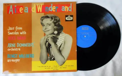 LP Alice Babs: Alice and Wonderband (Decca LK 4326) Sweden 1959